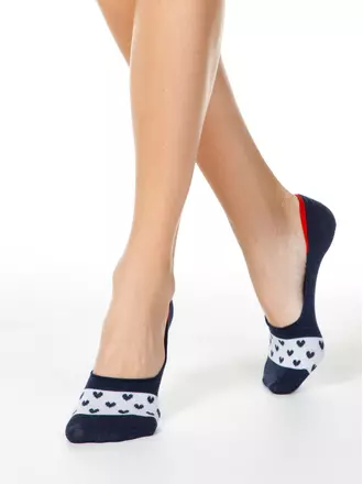 Подследники женские хлопковые classic 227 темно-синий, , 36-37 (23), CONTE ELEGANT, - 1