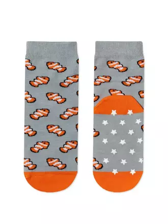 Антискользящие детские носки tip-top 634 серый, , 16, CONTE-KIDS, - 1