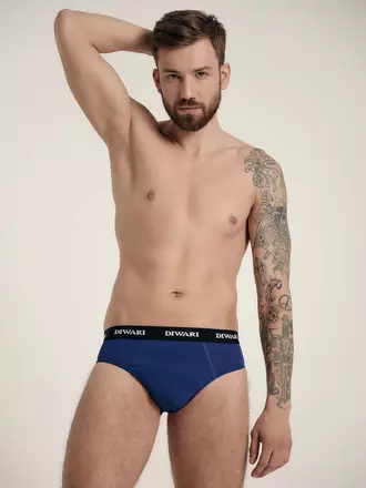 Трусы мужские slip дивари basic slip 148 royal blue, , 78,82/S, DIWARI, - 1