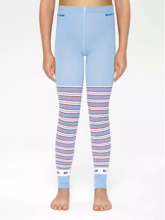 Леггинсы для девочек conte-kids viva 007 голубой, , 128-134, CONTE-KIDS, - 1