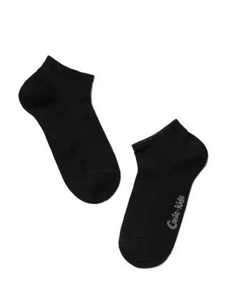 Короткие детские спортивные носки conte-kids active 484 черный, , 14, CONTE-KIDS, - 1