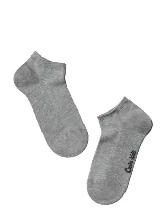 Короткие детские спортивные носки conte-kids active 484 серый, , 20, CONTE-KIDS, - 1