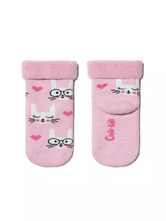 Махровые детские носки sof-tiki с отворотом 431 светло-розовый, , 12, CONTE-KIDS, - 1
