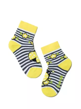 Махровые носки для малышей sof-tiki 246 желтый, , 12, CONTE-KIDS, - 1