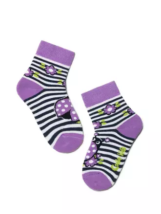 Махровые носки для малышей sof-tiki 246 сиреневый, , 12, CONTE-KIDS, - 1