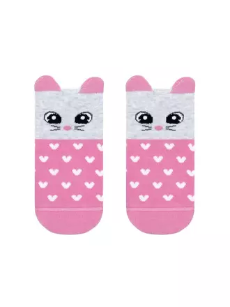 Носки детские tip-top (мордашки) 321 cветло-розовый, , 20, CONTE-KIDS, - 1
