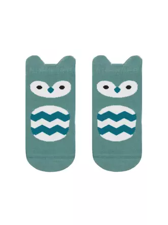 Носки детские tip-top (мордашки) 320 бледно-бирюзовый, , 14, CONTE-KIDS, - 1