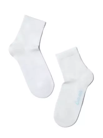 Хлопковые детские носки (однотонные) tip-top 000 белый, , 8, CONTE-KIDS, - 1