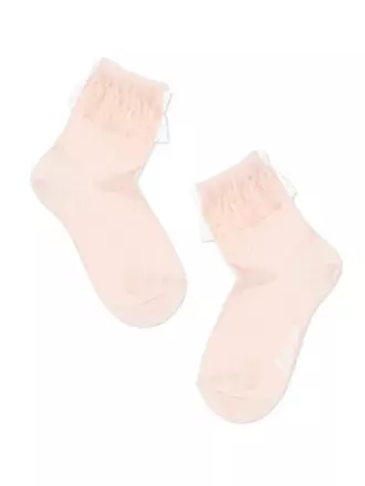 Носки детские однотонные tip-top с лентой из фатина 000 персик, , 16, CONTE ELEGANT, - 1