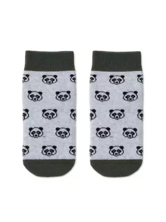 Носки детские махровые sof-tiki "panda" 600 светло-серый, , 12, CONTE-KIDS, - 1