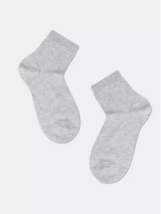 Хлопковые детские носки (однотонные) esli 000 светло-серый, , 14, ESLI, - 1