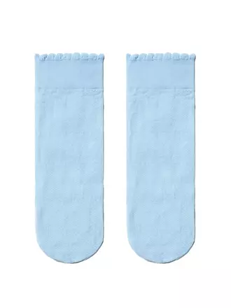 Носки для девочек нарядные conte fiori light blue, , 18-20, CONTE ELEGANT, - 1