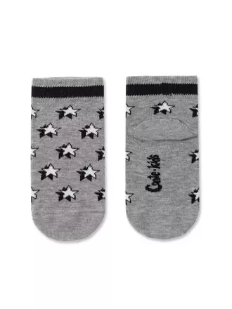 Хлопковые детские носки tip-top 557 серый, , 12, CONTE-KIDS, - 1