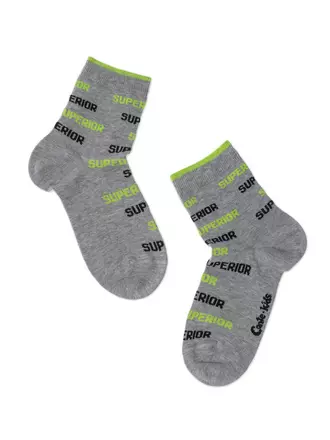 Хлопковые детские носки tip-top 548 серый, , 20, CONTE-KIDS, - 1