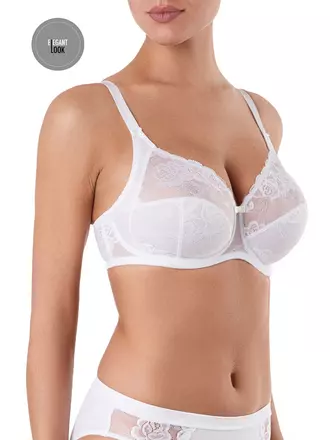Бюстгальтер new look rb0012 белый, , 80D, CONTE ELEGANT, - 1