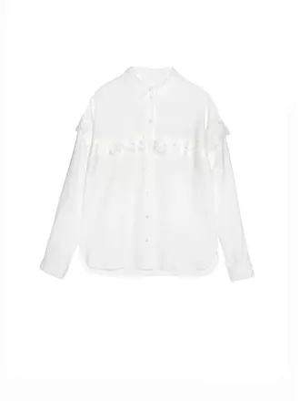 Однотонная рубашка из вискозы lbl 1036 off-white, , 170-96-102, CONTE ELEGANT, - 1