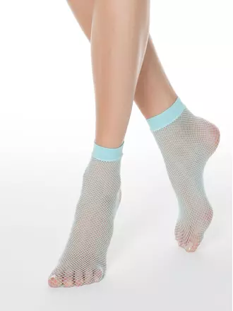 Носки женские conte rette socks-medium turquoise, , 36-39 (23-25), CONTE ELEGANT, - 1