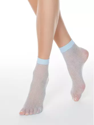 Носки женские conte rette socks-medium light blue, , 36-39 (23-25), CONTE ELEGANT, - 1