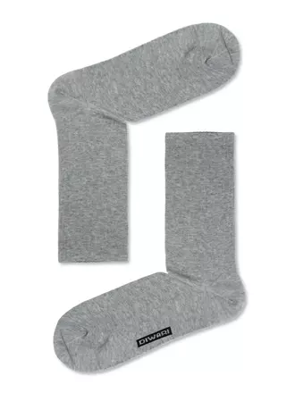 Удлиненные хлопковые мужские носки diwari active 000 серый, , 44-45 (29), DIWARI, - 1