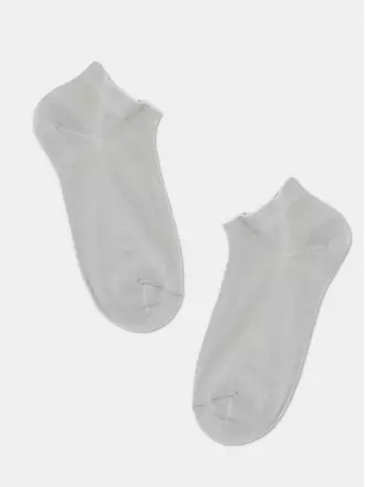 Короткие мужские носки esli 000 светло-серый, , 44-45 (29), ESLI, - 1