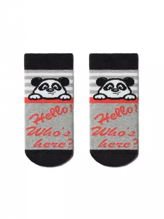 Махровые носки для малышей sof-tiki 229 серый, , 12, CONTE-KIDS, - 1