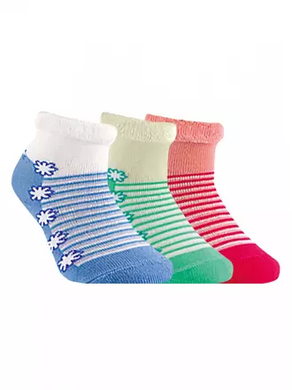 Махровые детские носки sof-tiki (с отворотом) 074 белый-голубой, , 12, CONTE-KIDS, - 1