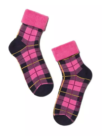Махровые детские носки sof-tiki (с отворотом) 224 розовый, , 20, CONTE-KIDS, - 1