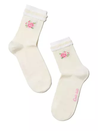 Носки детские conte-kids tip-top (с пикотом) 194 капучино, , 22, CONTE-KIDS, - 1