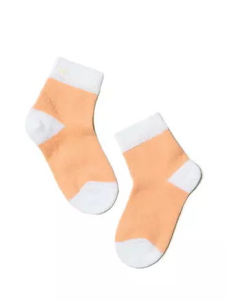 Хлопковые детские носки (однотонные) tip-top 000 персик, , 8, CONTE-KIDS, - 1