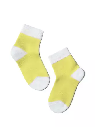 Хлопковые детские носки (однотонные) tip-top 000 лимон, , 8, CONTE-KIDS, - 1