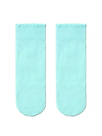 Носки для девочек нарядные conte fiori turquoise, , 18-20, CONTE ELEGANT, - 1