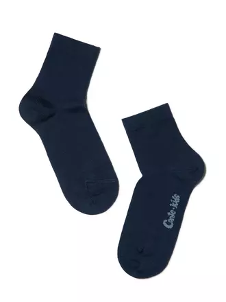 Хлопковые детские носки (однотонные) tip-top 000 темно-синий, , 8, CONTE-KIDS, - 1