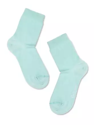 Хлопковые детские носки (однотонные) tip-top 000 бледно-бирюзовый, , 16, CONTE-KIDS, - 1