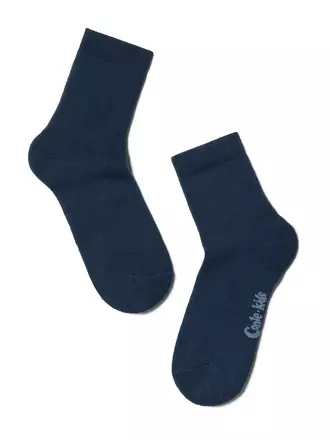 Махровые детские носки однотонные sof-tiki 000 темно-синий, , 16, CONTE-KIDS, - 1