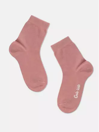 Хлопковые детские носки (однотонные) tip-top 000 пепельно-розовый, , 16, CONTE-KIDS, - 1