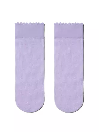 Носки для девочек нарядные conte fiori violet, , 18-20, CONTE ELEGANT, - 1