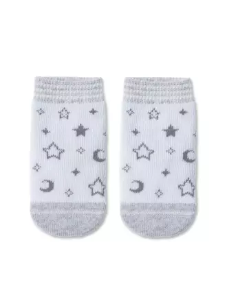 Носки детские махровые sof-tiki "stars" 602 светло-серый, , 10, CONTE-KIDS, - 1