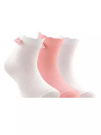 Носки детские conte-kids tip-top (декор, цветочки) 000 белый-светло-розовый, , 20, CONTE-KIDS, - 1