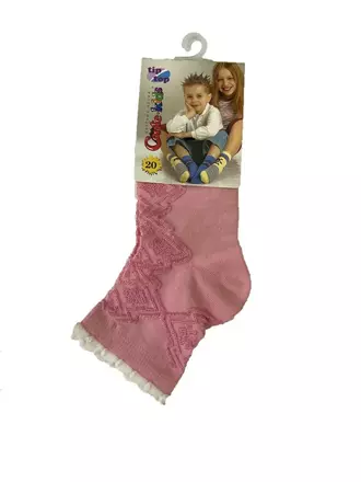 Носки детские conte-kids tip-top (вискоза, с резинкой "пикот") 062 светло-розовый, , 20, CONTE-KIDS, - 1