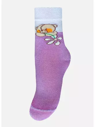 Носки детские с рисунком kids 3081 брестские 030 сиреневый, , 15-16, БРЕСТСКИЕ, - 1