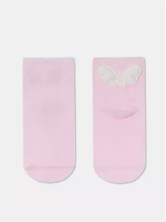 Носки детские tip-top с крылышками 389 cветло-розовый, , 12, CONTE-KIDS, - 1