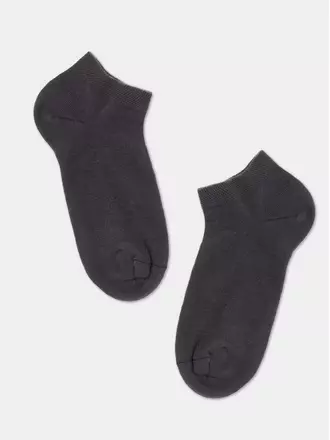 Короткие мужские носки esli 000 темно-серый, , 44-45 (29), ESLI, - 1