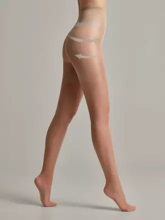 Колготки женские с утягивающими шортиками conte control 20 natural, , 3, CONTE ELEGANT, - 1