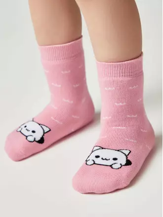 Махровые носки для малышей sof-tiki 525 светло-розовый, , 14, CONTE-KIDS, - 1