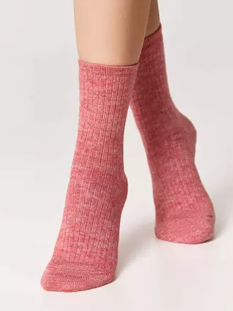 Носки женские (удлиненные) esli 625 красный, , 36-39 (23-25), ESLI, - 1