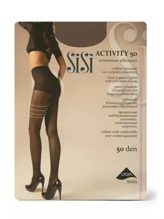 Колготки женские sisi activity 50 nero, , 2, SISI, - 1