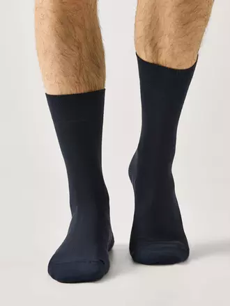 Классические мужские носки из бамбука conte bamboo 000 темно-синий, , 40-41 (25), CONTE ELEGANT, - 1