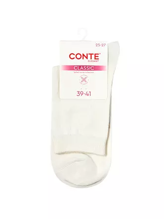 Носки с рисунком conte classic 686 молочный, , 36-38 (23-25), CONTE ELEGANT, - 1