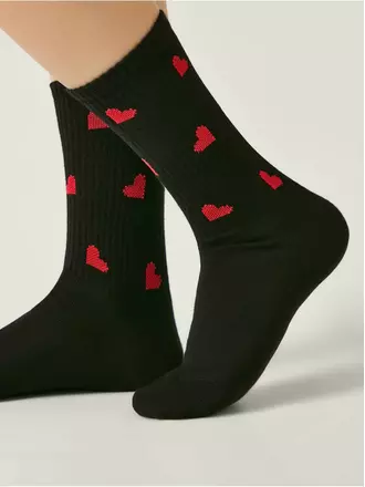 Носки женские хлопковые conte active 708 черный, , 36-38 (23-25), CONTE ELEGANT, - 1