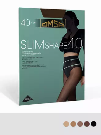 Колготки моделирующие omsa slim shape 40 caramello, , 4, OMSA, - 1